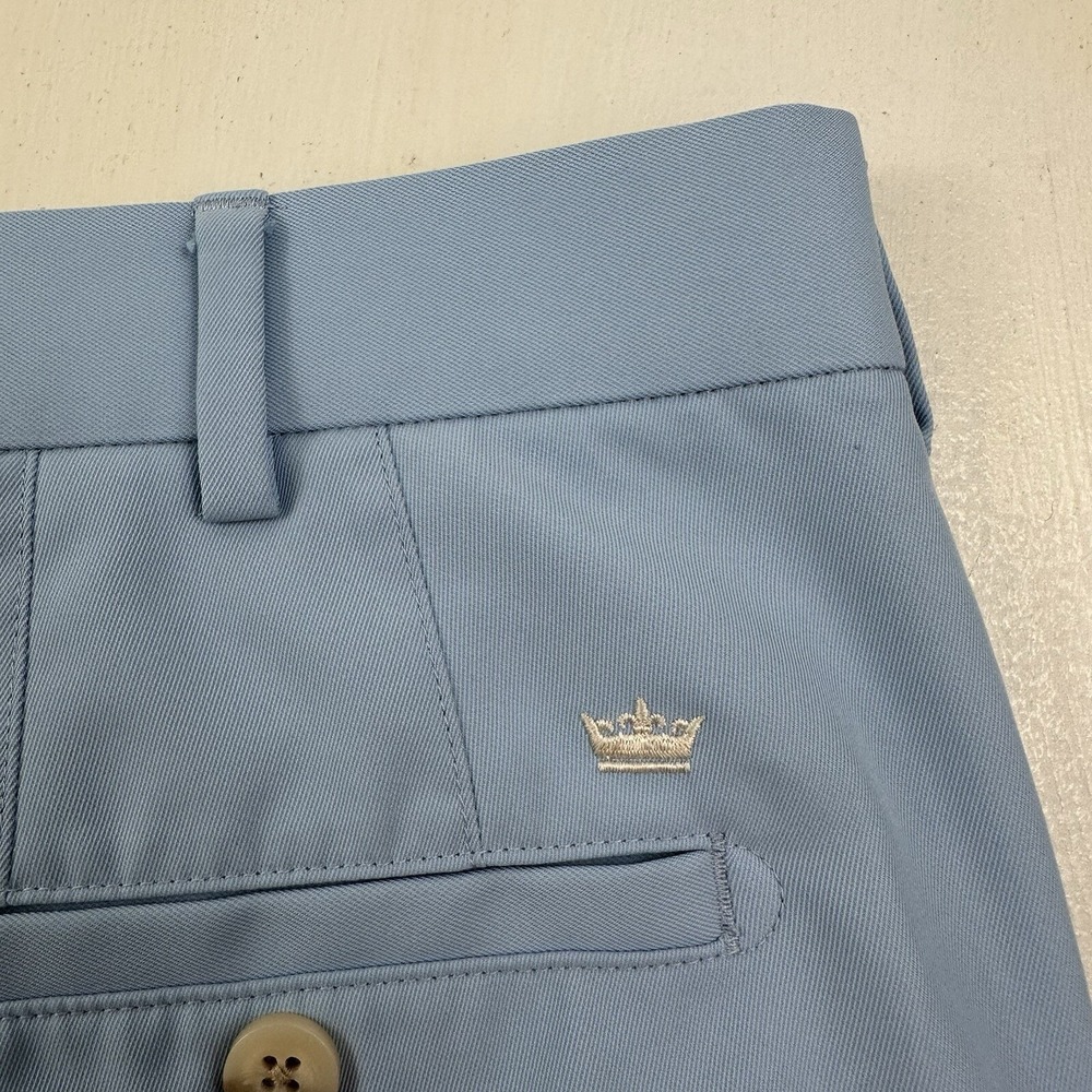 Peter Millar salem shorts Men's 36 Performance Chino Golf Light Blue Wicking‎ - Picture 10 of 14